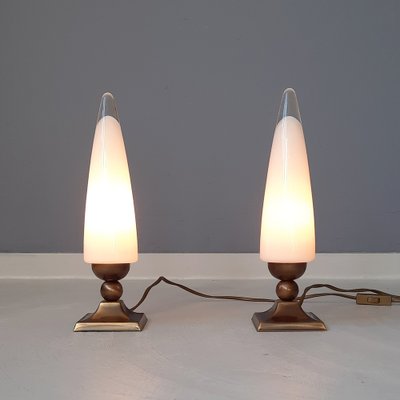 Vintage Iceberg Table Lamps, 1990s, Set of 2-SJU-1748723