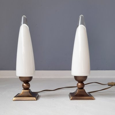 Vintage Iceberg Table Lamps, 1990s, Set of 2-SJU-1748723