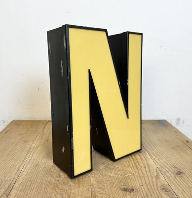 Vintage Illuminated Letter N, 1970s-CGF-1733987