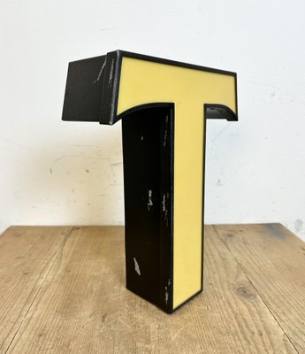 Vintage Illuminated Letter T, 1970s-CGF-1731818