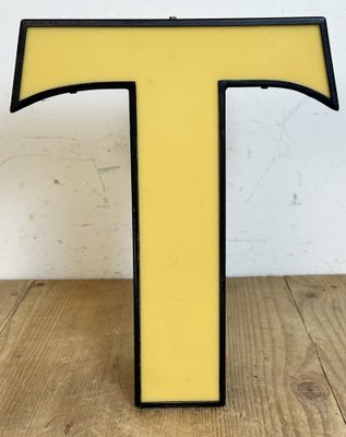 Vintage Illuminated Letter T, 1970s-CGF-1731818