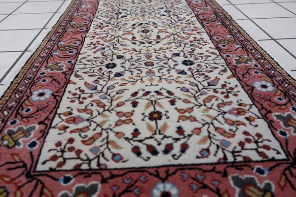 Vintage Indian Handmade Agra Rug, 1960s-JZV-1703307