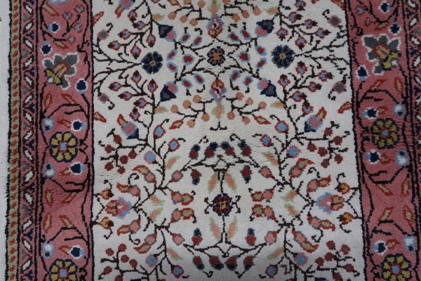 Vintage Indian Handmade Agra Rug, 1960s-JZV-1703307