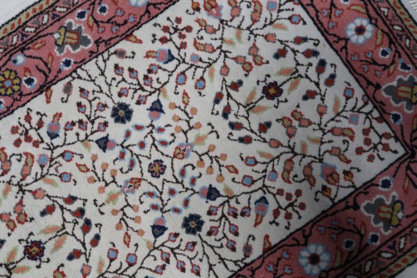 Vintage Indian Handmade Agra Rug, 1960s-JZV-1703307