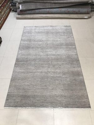 Vintage Indian Handmade Wool and Silk Rug-NOU-678921