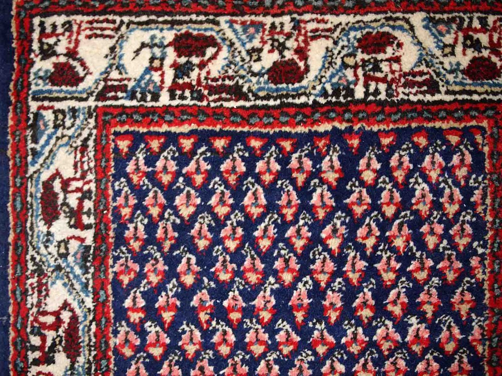 Vintage Indian Saraband Rug, 1970s