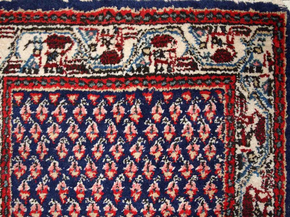 Vintage Indian Saraband Rug, 1970s