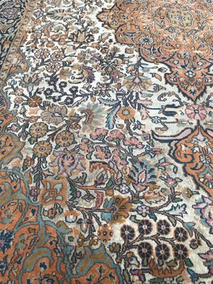 Vintage Indian Silk and Wool Rug-YMM-1141264