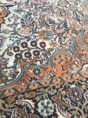 Vintage Indian Silk and Wool Rug-YMM-1141264