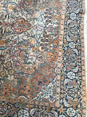 Vintage Indian Silk and Wool Rug-YMM-1141264