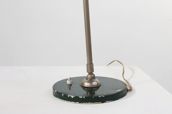 Vintage Industral Metal Desk Lamp, France, 1920s-YSY-2041230