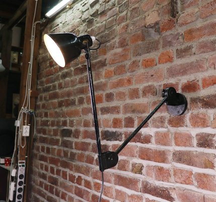 Vintage Industrial Adjustable Articulated Telescopic Lamp-DEK-932577