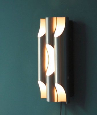 Vintage Industrial Aluminum Mid-Century Sconce, 1960s-PQP-548606