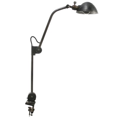 Vintage Industrial Black Metal 2-Arm Machinist Desk Light by Hala Zeist-BLS-1781386