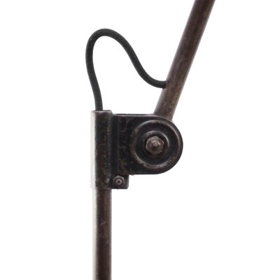 Vintage Industrial Black Metal 2-Arm Machinist Desk Light by Hala Zeist-BLS-1781386