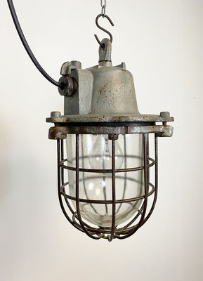 Vintage Industrial Cast Iron Pendant Light, 1960s-CGF-933401