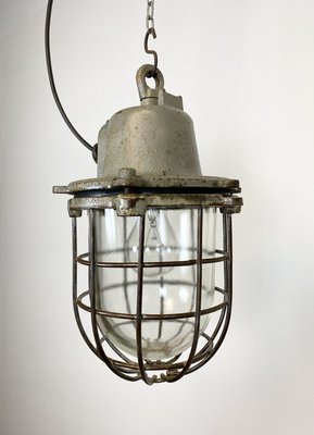 Vintage Industrial Cast Iron Pendant Light, 1960s-CGF-933401