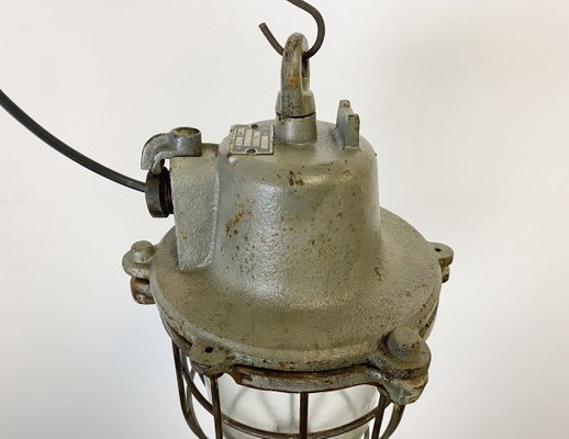 Vintage Industrial Cast Iron Pendant Light, 1960s-CGF-933401