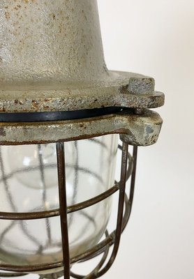 Vintage Industrial Cast Iron Pendant Light, 1960s-CGF-933401