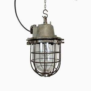 Vintage Industrial Cast Iron Pendant Light, 1960s-CGF-933401