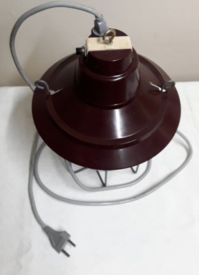 Vintage Industrial Ceiling Lamp, 1950s-HOI-1789361