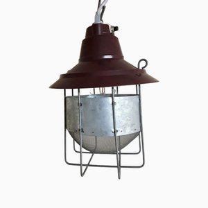 Vintage Industrial Ceiling Lamp, 1950s-HOI-1789361