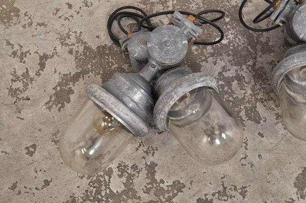 Vintage Industrial Ceiling Light, 1950s-AOX-1804297