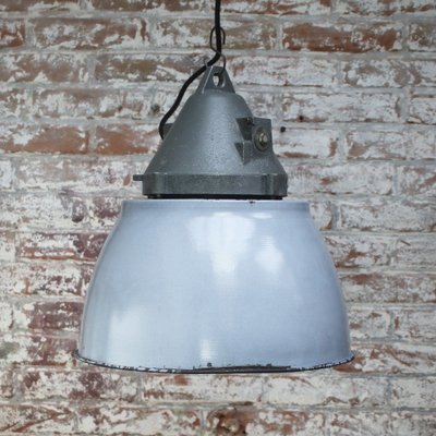 Vintage Industrial Clear Glass Pendant Light-BLS-1824740