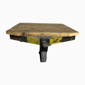 Vintage Industrial Coffe Table-GUH-1774356