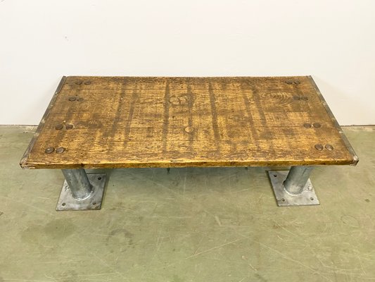 Vintage Industrial Coffee Table, 1960s-CGF-870406