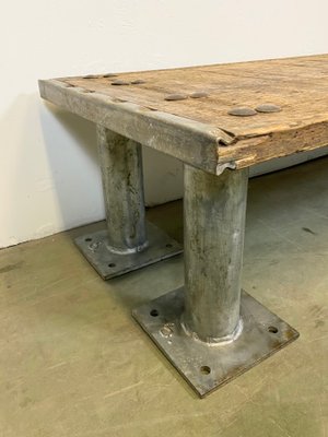 Vintage Industrial Coffee Table, 1960s-CGF-870406