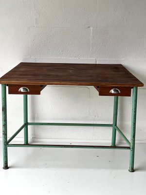 Vintage Industrial Console Table with Drawers-ALG-1350467