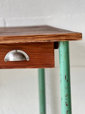 Vintage Industrial Console Table with Drawers-ALG-1350467