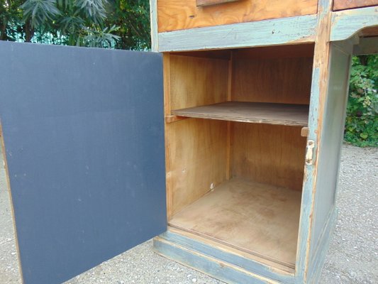 Vintage Industrial Desk in Wood, 1950s-GZF-1419834