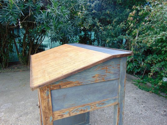 Vintage Industrial Desk in Wood, 1950s-GZF-1419834