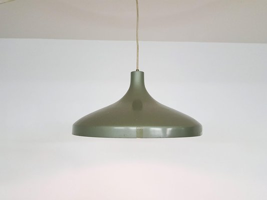 Vintage Industrial Enamel Pendant Lamp, 1960s-ZO-633432