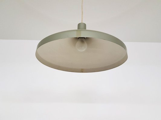 Vintage Industrial Enamel Pendant Lamp, 1960s-ZO-633432