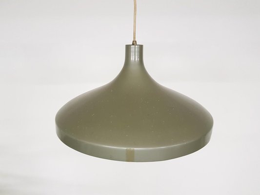 Vintage Industrial Enamel Pendant Lamp, 1960s-ZO-633432