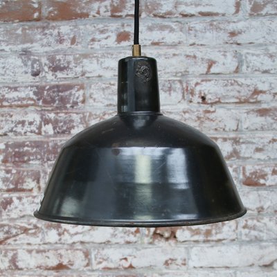 Vintage Industrial Enamel Pendant Light-BLS-1323106