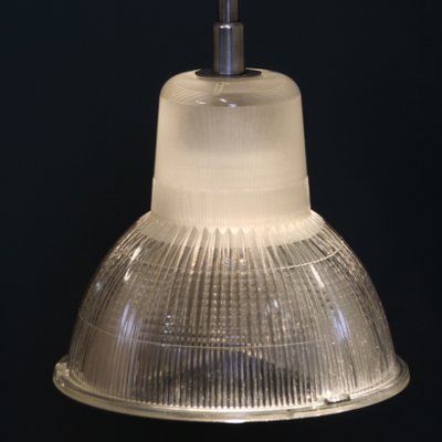 Vintage Industrial French Pendant Lamp from Holophane, 1940s-SY-1074350