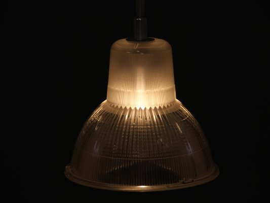 Vintage Industrial French Pendant Lamp from Holophane, 1940s-SY-1074350