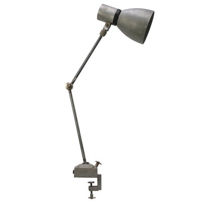 Vintage Industrial Grey Metal Desk Light-BLS-1747301