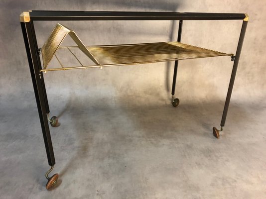 Vintage Industrial Iron Trolley, 1950s-SDV-590751