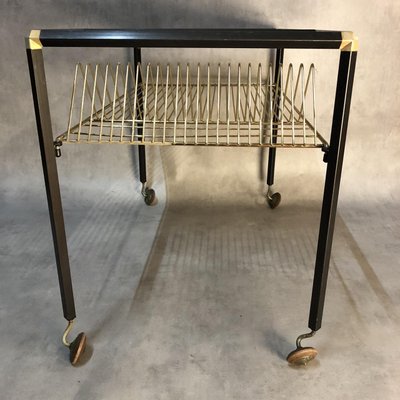 Vintage Industrial Iron Trolley, 1950s-SDV-590751