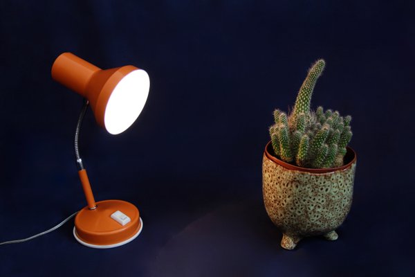 Vintage Industrial Italian Clivia Table Lamp, 1960s-HUY-618619