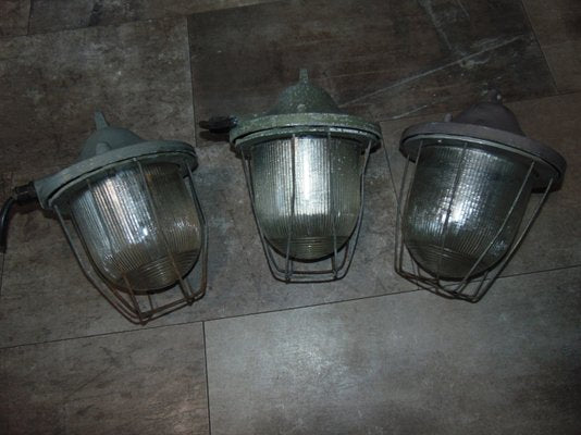 Vintage Industrial Lamp from Polam Gdańsk-CAQ-924441