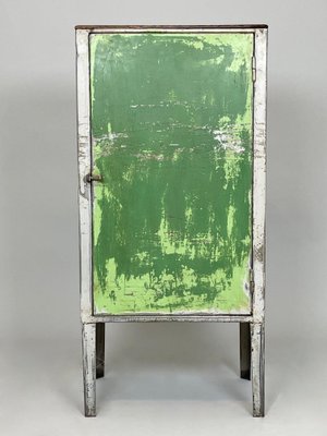 Vintage Industrial Metal Cabinet-TZ-1057395