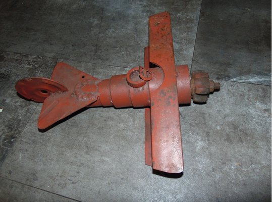 Vintage Industrial Metal Plane Toy, 1940s-CAQ-931768