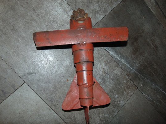 Vintage Industrial Metal Plane Toy, 1940s-CAQ-931768