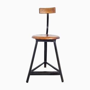 Vintage Industrial Stool, 1950s-IRH-1315722